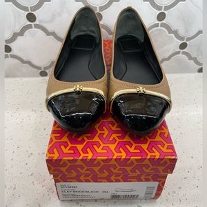 Tory Burch leather driver ballet flats